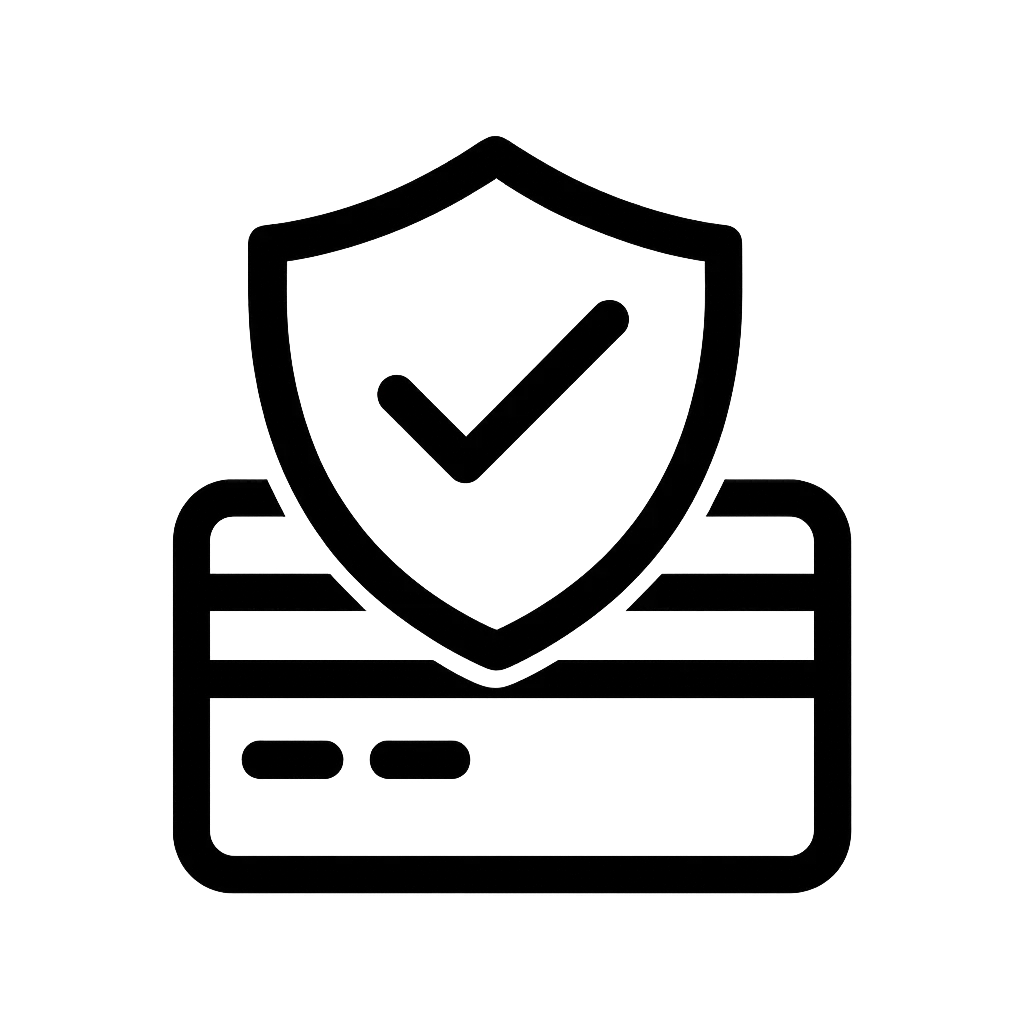 Icône assurance moyens de paiement