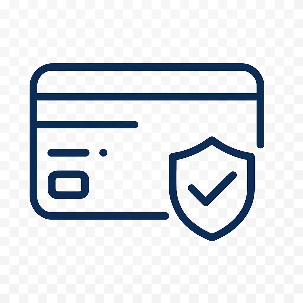 Icône carte virtuelle / prépayée