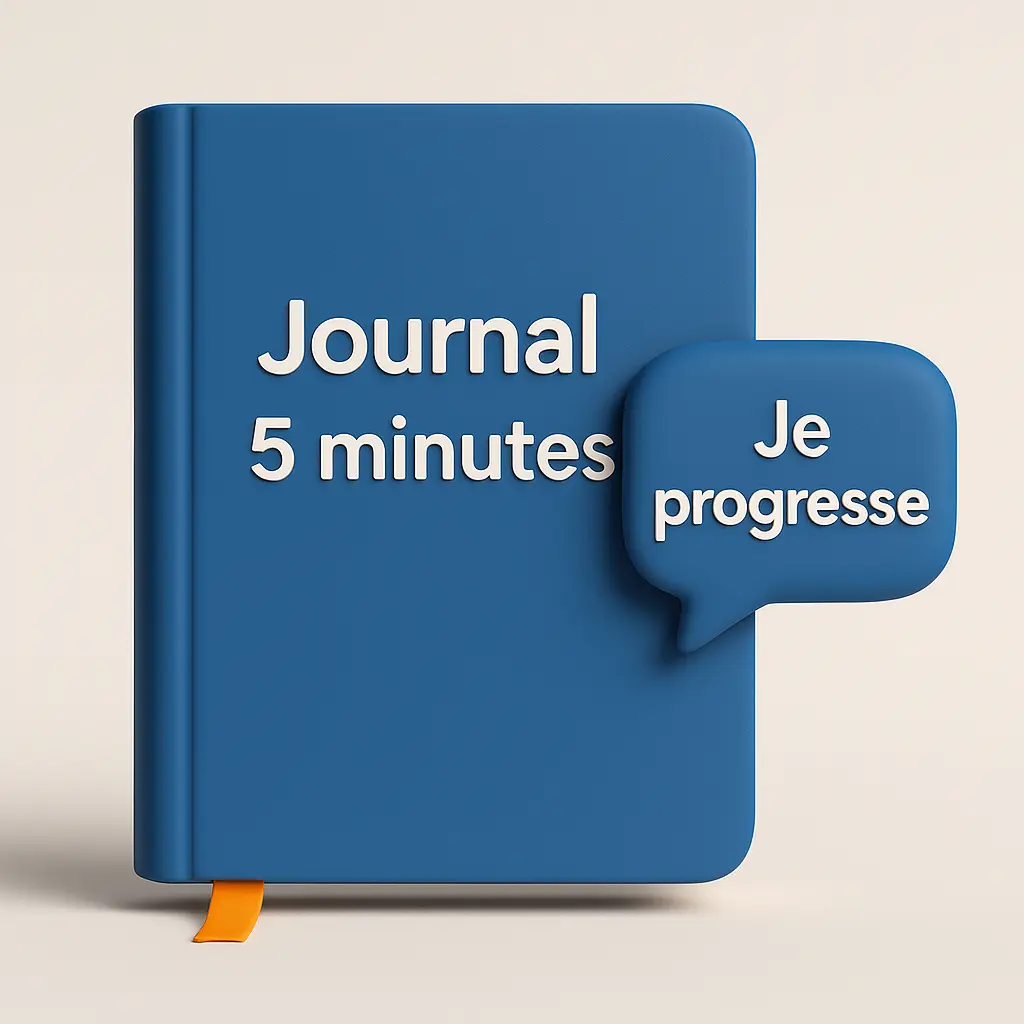 Journal 5 minutes pour ancrer la progression